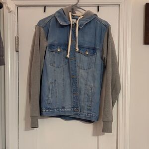 Forever 21 Blue and Gray Jean Jacket